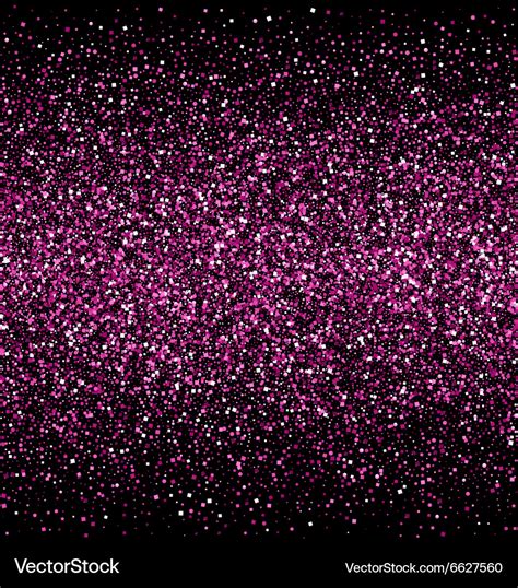 Pink Glitter Isolated On Black Royalty Free Vector Image