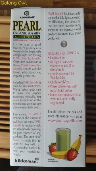 Kikkoman Pearl Organic Green Tea Soy Milk Tea Review