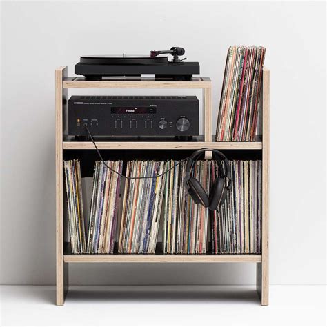 Max Turntable Stand Record Stand With Shelves Symbol Audio