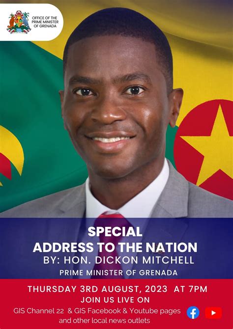 PM National Address Thursday Rd PM Wee FM Radio Grenada