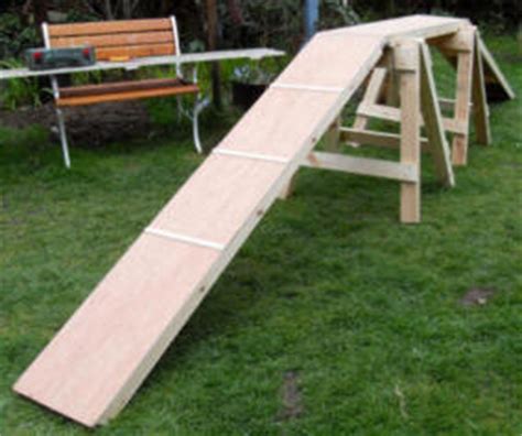 Dog agility equipment just for fun. Make your own equipment