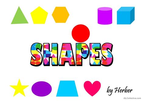 Animated Shapes Vocabulary Flashcard English Esl Powerpoints