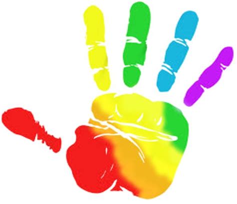 Colorful Hand Clipart Be Brilliant Now