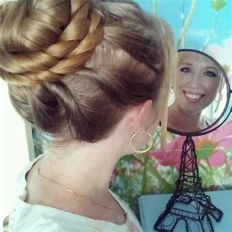 Braids And Hairstyles For Super Long Hair French Twist High Bun