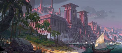 Artstation Return Of The War G Liulian Fantasylandscape Fantasy