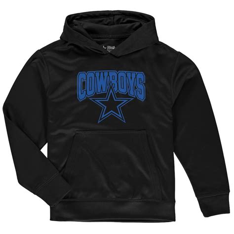 Dallas Cowboys Youth Black Corin Pullover Hoodie