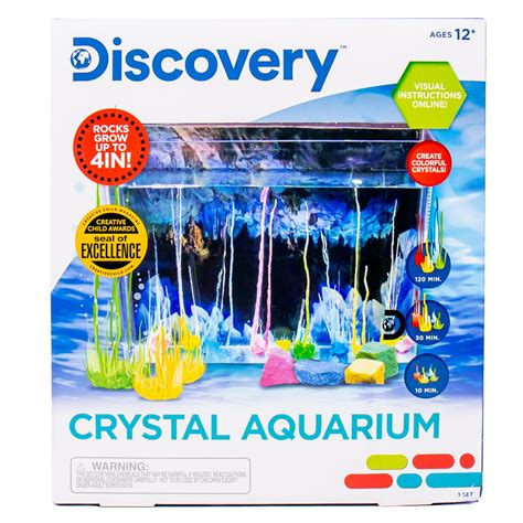Discovery Crystal Aquarium Grow Your Own Crystal Model Science Kit
