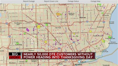 Dte Energy Power Outage Map