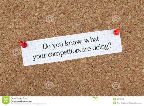 Do You Know What Your Competitors Are Doing Business