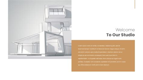 Architecture Powerpoint Template Portfolio Presentation Layout