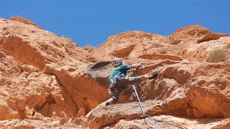 Escalade Rock Climbing Mur Du Scorpion Todgha Gorges Maroc
