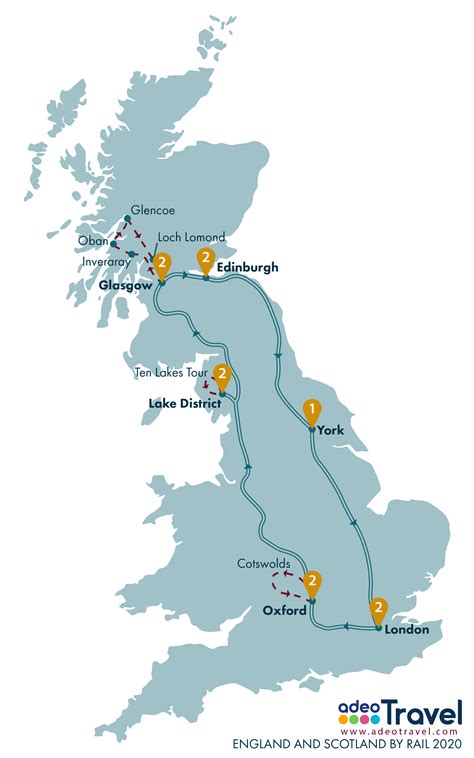 England And Scotland By Rail An Adeo Travel Britain Rail Tour