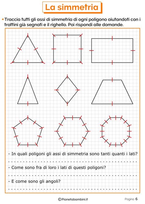 Il nostro primo quiz day. Esercizi sulla Simmetria per la Scuola Primaria ...