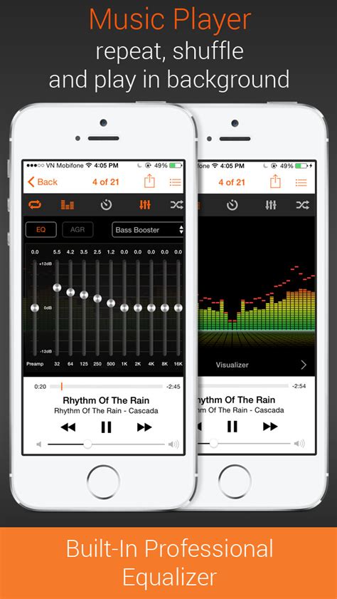 Equalizer Pro Music Player With Volume Booster Sound Effect And
