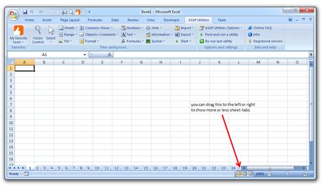 Asap Utilities For Excel Blog How To Show More Sheet Tabs In Excel