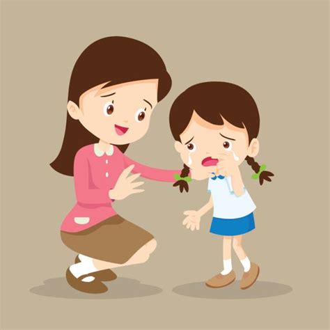 Royalty Free Parent And Child Talking Clip Art Vector Images