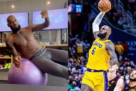 LeBron James Sexy Home Workout Leaves Nothing To The Imagination DMARGE