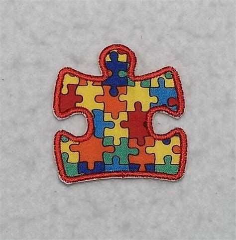 Autism Awareness Puzzle Piece Made To Order Choose Color And