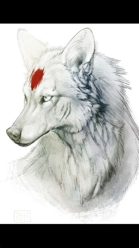 Princess Monoke Wolf Art Art Animal Art