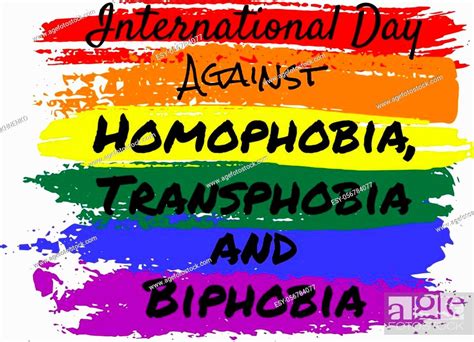intenational day against homophobia transphobia and biphobia stock vector vector and low