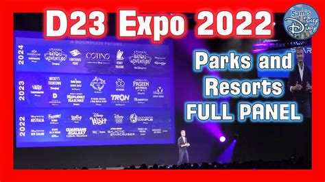 D23 Expo 2022 Parks And Resorts Panel Full Panel Disney Parks