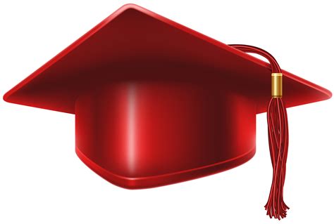 Graduation Cap Red Clipart Best