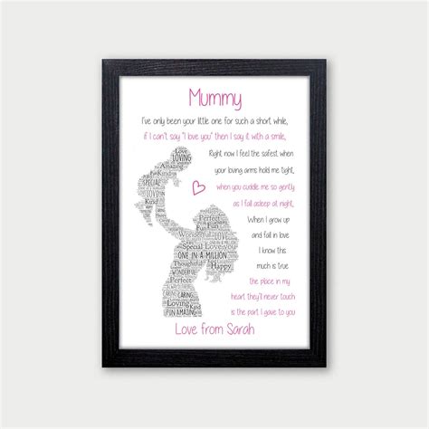 Mummy Poem T Mummy And Son Daughter Ts Mother And Etsy Uk