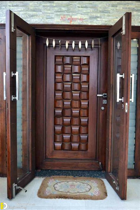 Teak Wood Modern Main Door Designs For Indian Homes Blog Wurld Home