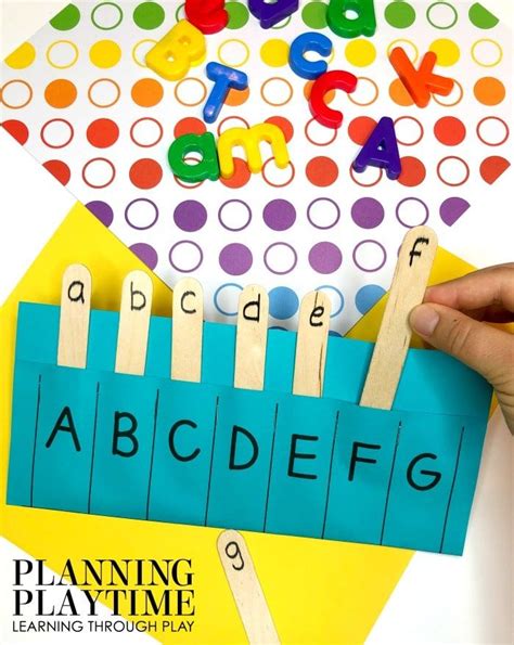 Alphabet Worksheets Planning Playtime Alphabet Activities Letter