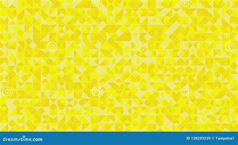 Yellow Mosaic Triangle Tiles Flooring Or Wall Decoration For Wallpaper