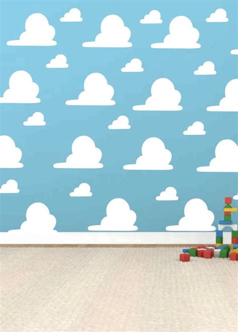 Cloud Wall Decals Toy Story Inspired Wall Decals Nursery Etsy