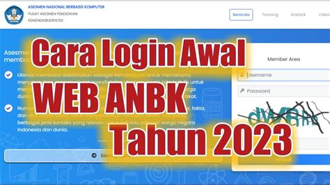 Cara Login Web Anbk 2023 Anbk2023 Youtube