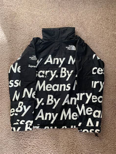 Supreme Tnf X Supreme By Any Means Necessary Bamn Pullover Grailed