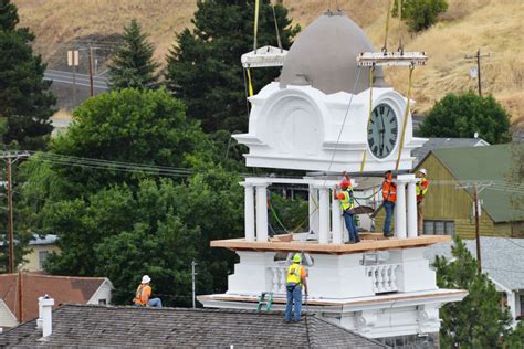 Morrow County Courthouse Clock Tower Restoration Complete Restore Oregon