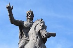 Equestrian statue of David IV in Tbilisi Georgia