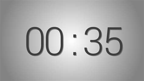 35 Seconds Countdown Timer Beep At The End Simple Timer Thirty