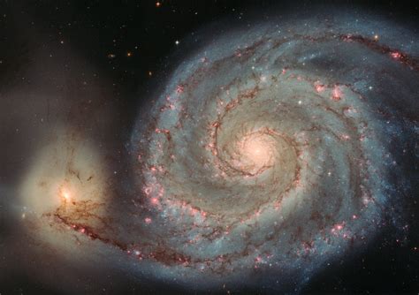 The Whirlpool Galaxy M51 From Hubble Space Telescope