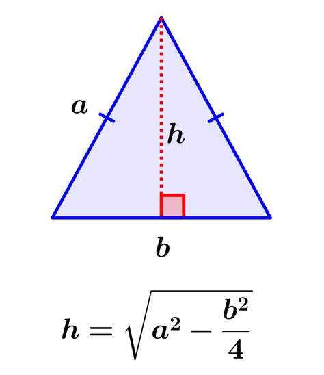 Height Of An Isosceles Triangle Formulas And Examples Neurochispas