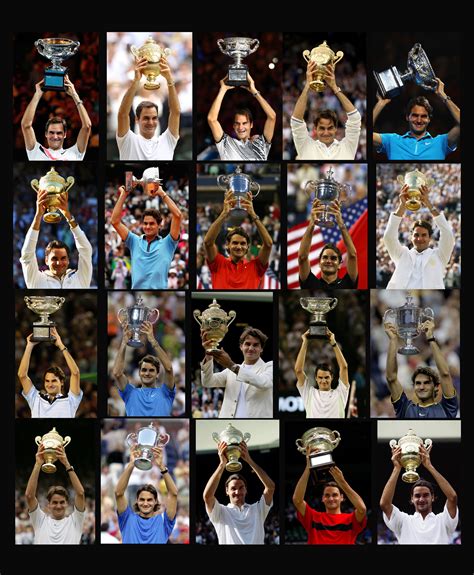 Roger Federers 20 Grand Slam Titles In Pictures