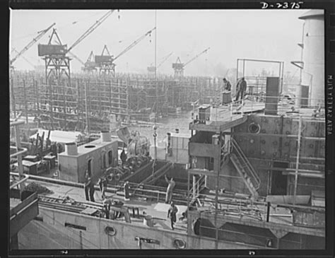 Building Liberty Ships In Baltimore During World War Ii Era