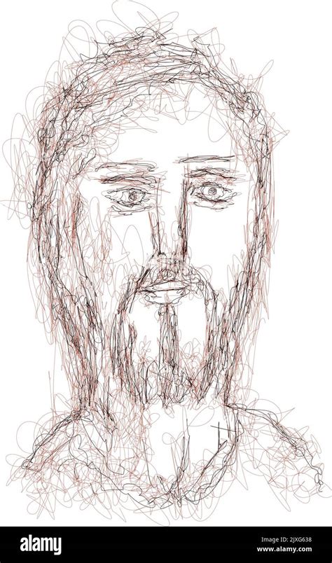 Imaginary Face Of Jesus Christ Catholic And Orthodox Christian