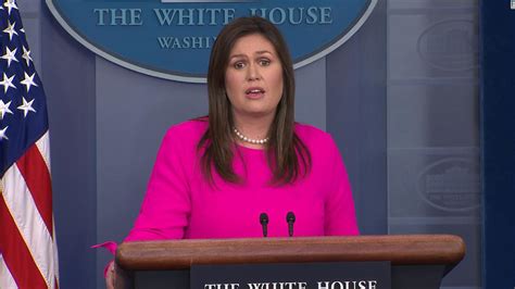 Follow The White House Press Briefing