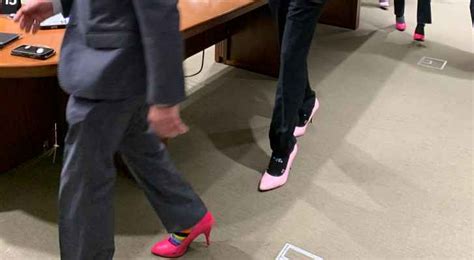 Canadian Male Politicians Wear Pink Heels To Roya News