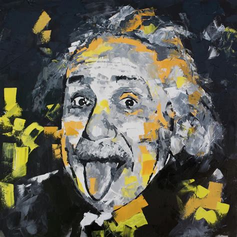 Albert Einstein Ii By Richard Day In 2020 Art Painting Figure Painting