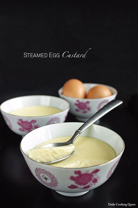 How to make steamed egg pudding with milk & ginger juice. Steamed Egg Custard | Recipe | Steamed eggs, Dessert ...