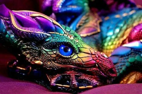 Rainbow Dragon Mythical Creatures Art Mythological Creatures Magical