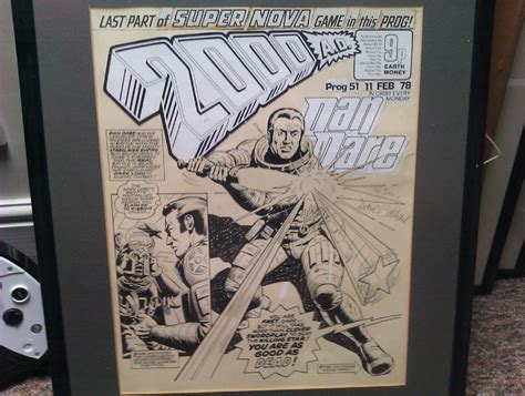 2000ad Dan Dare Cover Issue 51 By Dave Gibbons Sold Sold In Dale