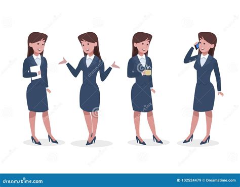 Group Of Business And Corporate Character Stock Illustration