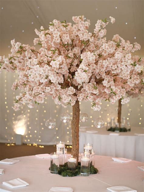 Pink Blossom Tree 1 Cherry Blossom Wedding Centerpieces Cherry