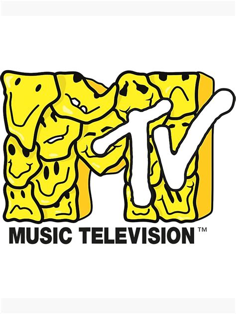 Mademark X Mtv Official Mtv Logo With Really Cool And Funny Smileys